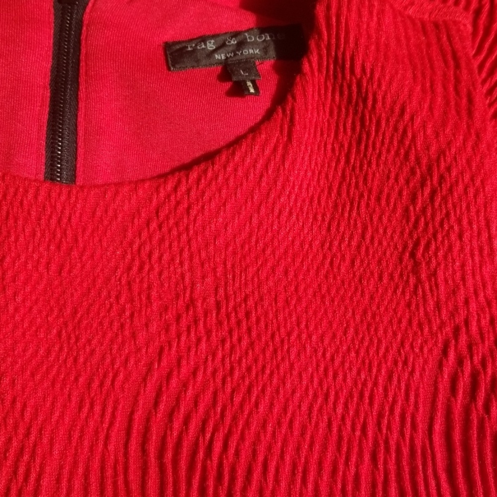 Rag & Bone Red Sheath Dress - Picture 3 of 8